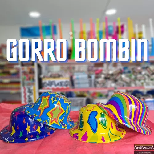 GORRO BOMBIN COLORES SURTIDOS x 1