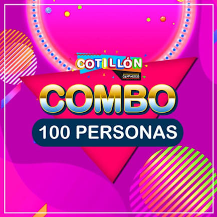 COMBO COTILLON 100 PERSONAS