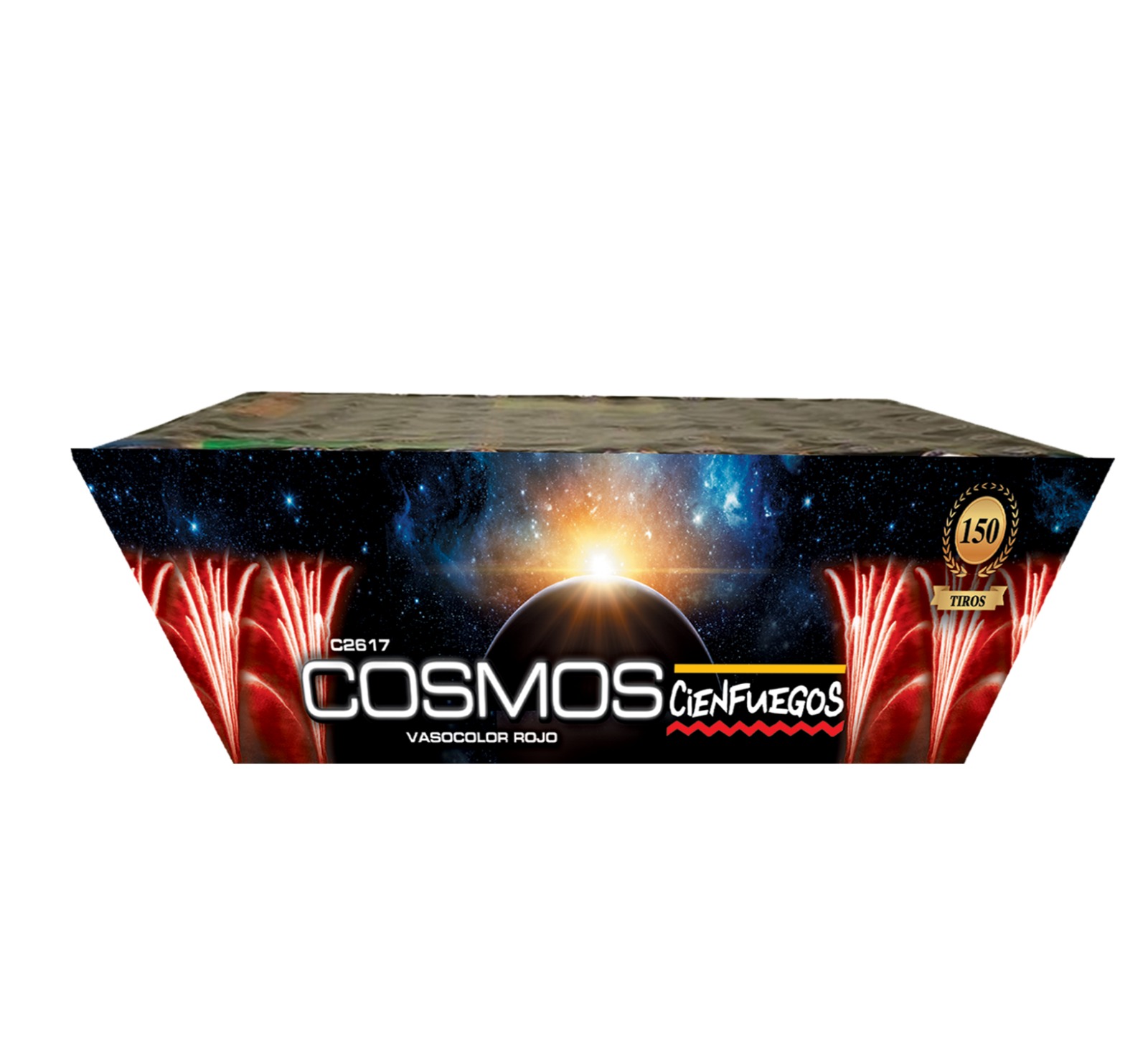 COSMOS VASO ROJO