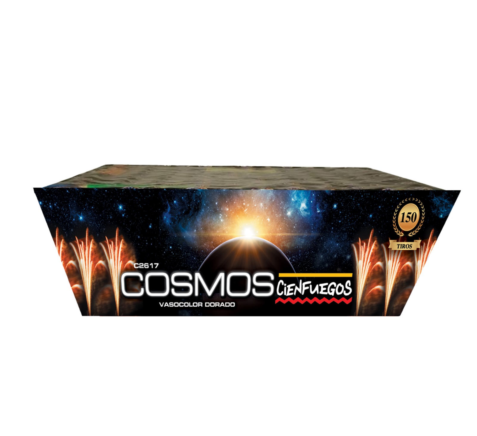 COSMOS VASO DORADO